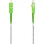 Aisens Latiguillo de Fibra Óptica G657A2 3.0 9/125 SMF Simplex 40m Blanco SC/APC-SC/APC